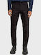 Rovic Zip 3d Trousers in Regular Fit Black