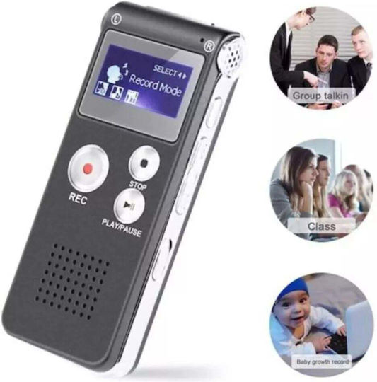 Andowl Диктофон Voice Recorder Qly77 Q-LY77 с Вътрешна Памет 8GB