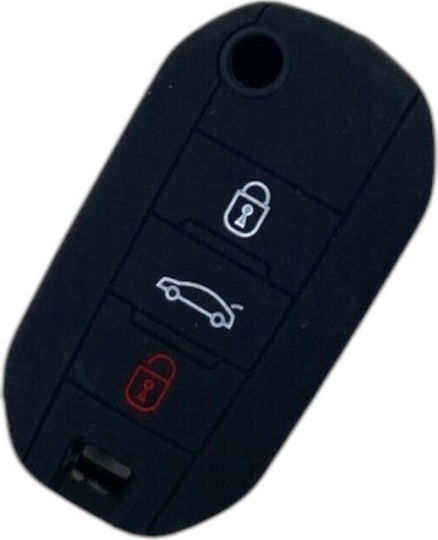 Silicone Key Case Peugeot Citroen Three Buttons