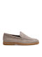 Suede Ανδρικά Loafers σε Μπεζ Χρώμα