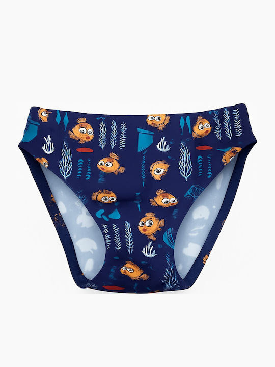 Domina Kinder Badeanzug Badeslips Blue