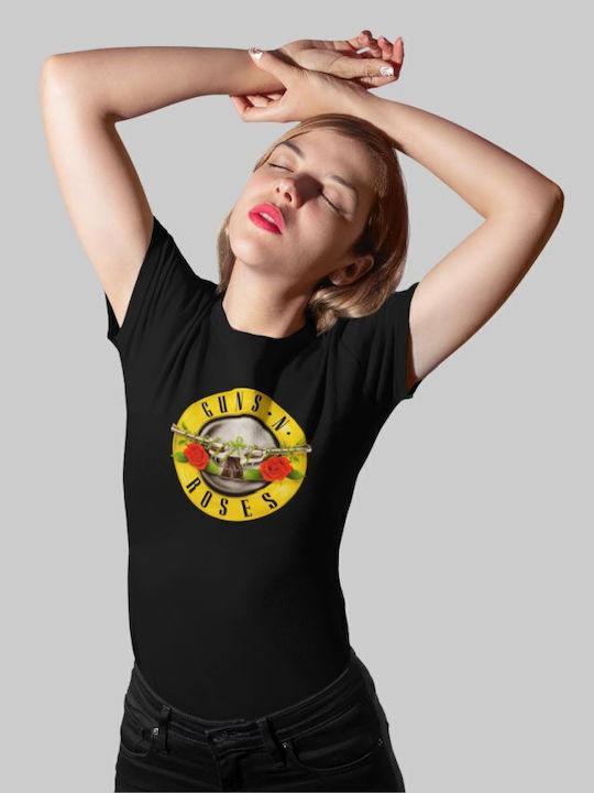 Guns N' Roses W T-shirt Logo Black
