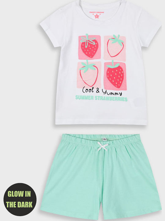 Energiers Kinder Schlafanzug Sommerlich Bay Leaf Mint Energiers Kinder Schlafanzug Sommerlich Bay Leaf Mint