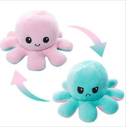 Plüsch Umkehrbarer Oktopus Türkis