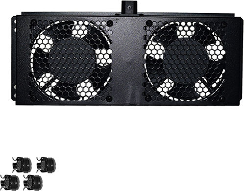 Target F-2w-in 2 Fan Unit for Rack Cabinets with Depth Up to 600mm Type Fc & Wc