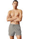 Men's Swimwear Shorts Black White With Patterns