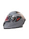 STR GT-1 negru mat Cască Moto Față întreagă ECE 22.06 cu Sunvisor