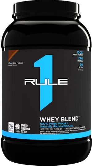Rule1 Whey Blend Πρωτεΐνη Ορού Γάλακτος με Γεύση Strawberries & Cream 900gr