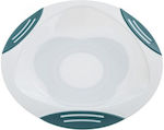 Akuku Baby Food Plate Blue