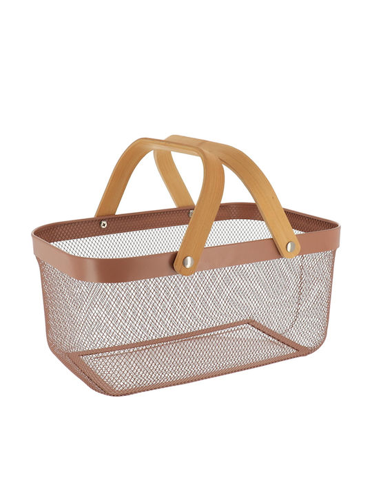 Atmosphera Storage Basket Brown 39x25x19.5cm 1pcs