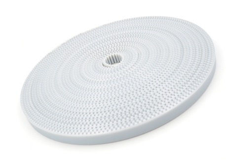 Open Ended White Pu Polyurethane Steel Core 2gt-6mm 1m