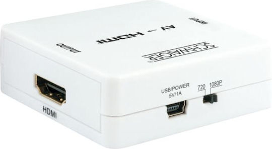 HDMI-Adapter Schwaiger 3 x RCA-Buchse > 1 x Buchse Full HD 1080p