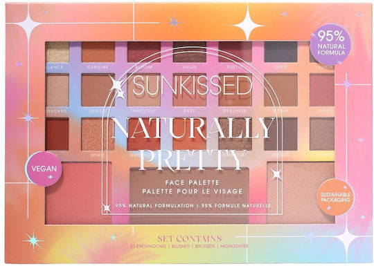 Sunkissed Naturally Pretty Palette Make-up für das Gesicht 47gr