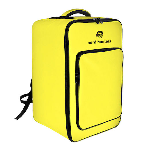 Yellow Board Game Backpack From Nerd Hunters