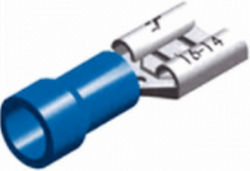Мъжки плъзгащ терминал 4-6mm² жълт 6.3x8mm пакет от 100