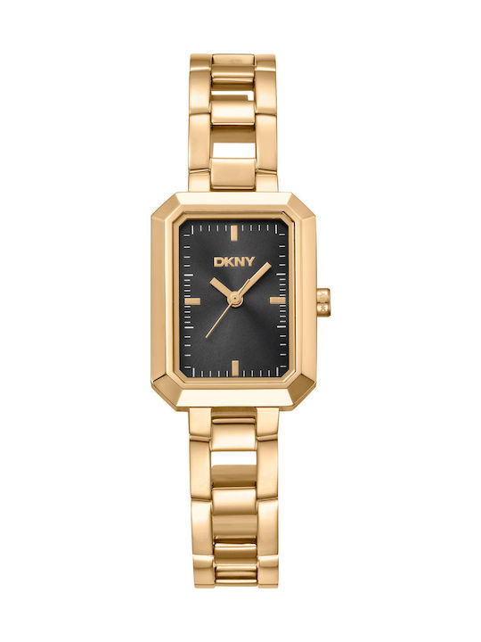 DKNY Uptown Womens Watch 35.5mm Chronograph Battery with Gold Stainless Steel Bracelet