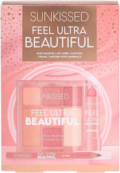 Sunkissed Feel Ultra Beautiful Сет за грим за Лице, Очи и Устни 3бр