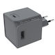 Allocacoc Charging Stand with 4 USB-A Ports and Cable USB-C 65W Power Delivery in Gray color (DH1254GY/EUPD65)