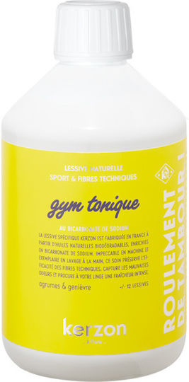 Kerzon Gym Tonique Lichid Detergent pentru Sensibil & Culori Haine 500ml (15 Cupe de măsurare)