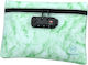 Firedog Tobacco Pouch With Snap Closure 18x15cm Green marble