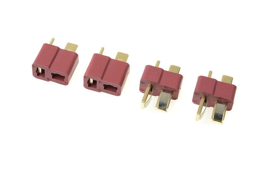 Revtec Connector Deans Gold Plated Male + Female 2 Pairs Revetec