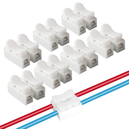 2 Pin Electrical Cable Connectors Ch2 Quick Splice Lock Wire Terminals 2pin
