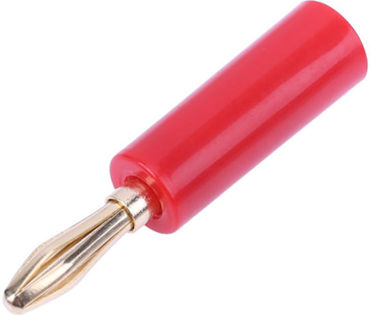 #47103 4mm Adapter Wire Cable Audio Speaker Banana Plug Connector Red