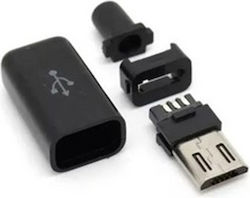 Micro Usb Plug Male Diy 4-piece Set Micro Usb Plug Male Diy 4-piece Set
