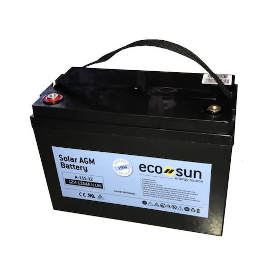 Agm Battery Ecosun Ecoagm A-115-12 C100 115ah 12v