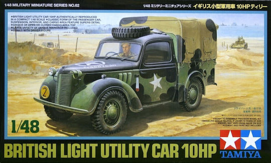 Tamiya Model Figure British Light Utility Car 10hp 1:48 32562
