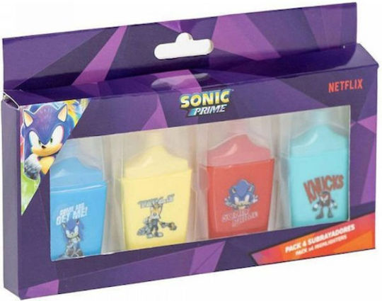 Sonic Textmarker Mehrfarbig 4Stück