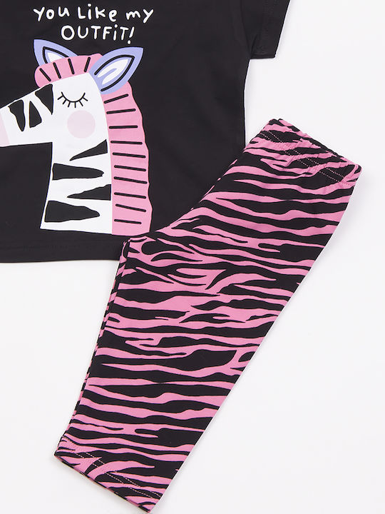 Trax Kids Set with Black Leggings 3 Pieces
