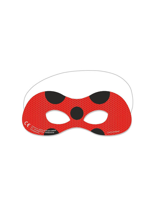 Paper Mask Miraculous Ladybug 6 Pcs