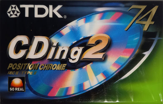 Κασετα Audio Ηχου Tdk 74minutes Type Ii Chrome Position