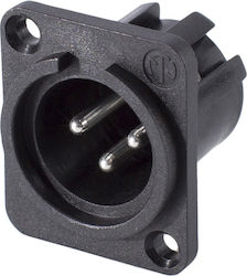 Neutrik Nc3mpp Chassis-Stecker XLR 3-polig männlich