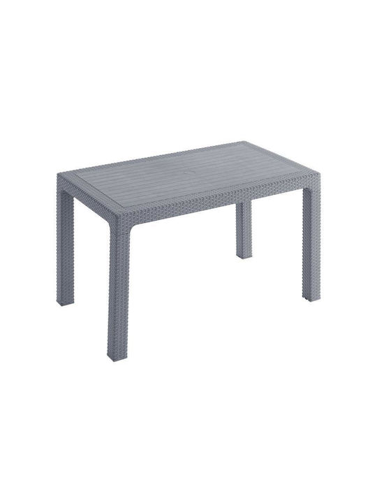 Tisch Stabil Baltic Anthracite 140x80x75cm