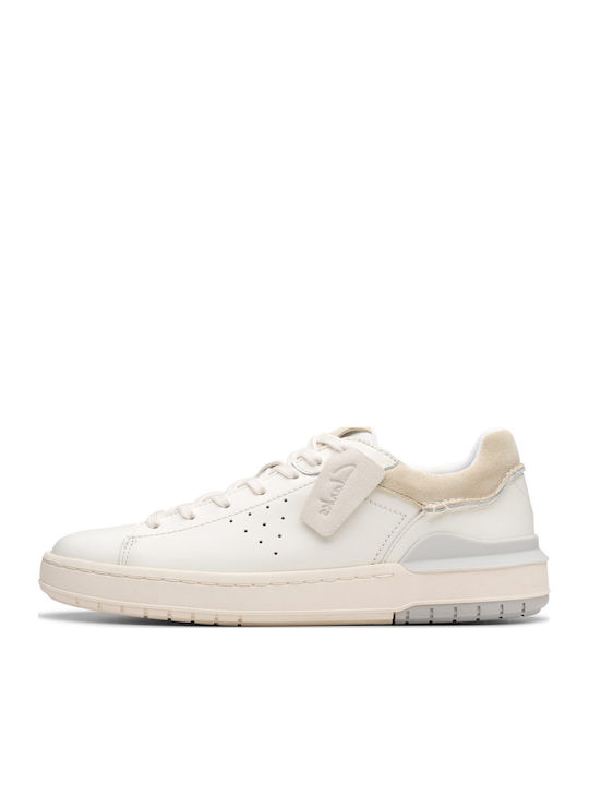 Clarks Courtlite Adidași Albi