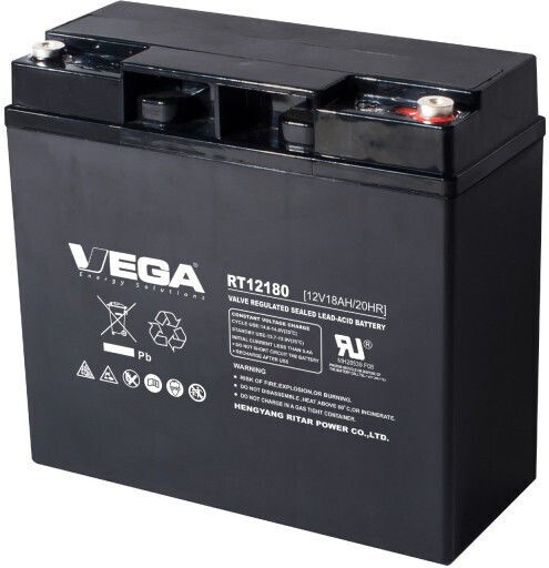 Vega Ritar UPS Battery with Capacity 18Ah and Voltage 12V RT12180 1pcs