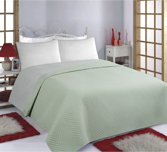 Silk Fashion Bones Подредба Покривало Единично Mint/grey 170x240см