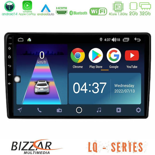 Bizzar Ηχοσύστημα Αυτοκινήτου για Alfa Romeo Brera / Spider 2004-2011 (Bluetooth/USB/WiFi/GPS/Apple-Carplay/Android-Auto) με Οθόνη Αφής 9"