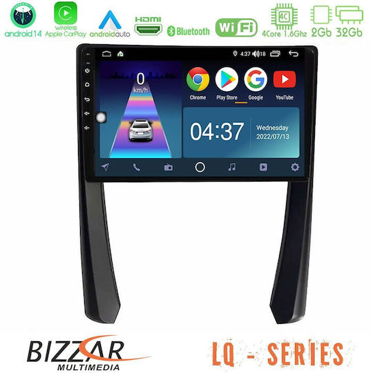 Bizzar Sistem Audio Auto pentru Porsche 911 / Cayman / Boxster 2005-2012 (Bluetooth/USB/WiFi/GPS/Apple-Carplay/Android-Auto) cu Ecran Tactil 9"