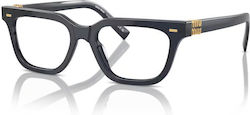 Miu Miu Mu 07xv 08q1o1 Prescription Eyeglass Fr...