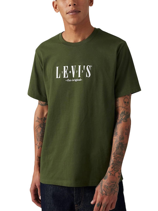 Levi's Kurzarmbluse Khaki