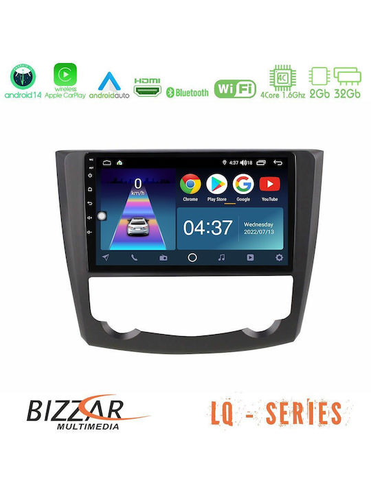 Bizzar Ηχοσύστημα Αυτοκινήτου για Renault Kadjar 2015 (Bluetooth/USB/WiFi/GPS/Apple-Carplay/Android-Auto) με Οθόνη Αφής 9"
