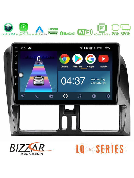 Bizzar Ηχοσύστημα Αυτοκινήτου για Volvo XC 60 2009-2012 (Bluetooth/USB/WiFi/GPS/Apple-Carplay/Android-Auto) με Οθόνη Αφής 9"