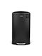 Les Collectors Waste Bin Waste made of Stainless Steel with Pedal Black 40lt 1pcs