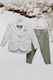 Mi Chiamo Boys Baptism Suit with Blazer Ecru