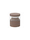 Ideal Lux Outdoor Small Post LED Floor Lamp 14W with Warm White Light IP65 Brown
