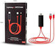 Cable HDMI male - Lightning male 2m Μαύρο