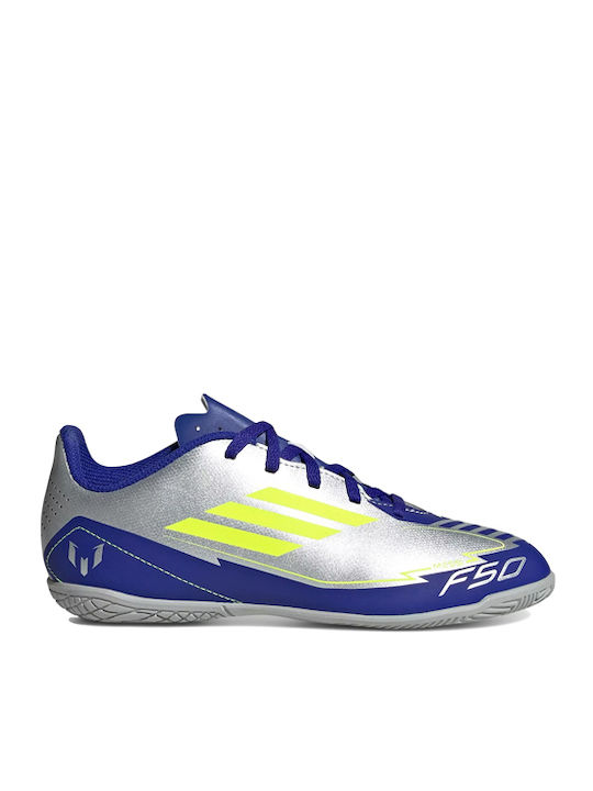 adidas Ghete De Fotbal Pentru Copii F50 Club Messi De Futsal Gri